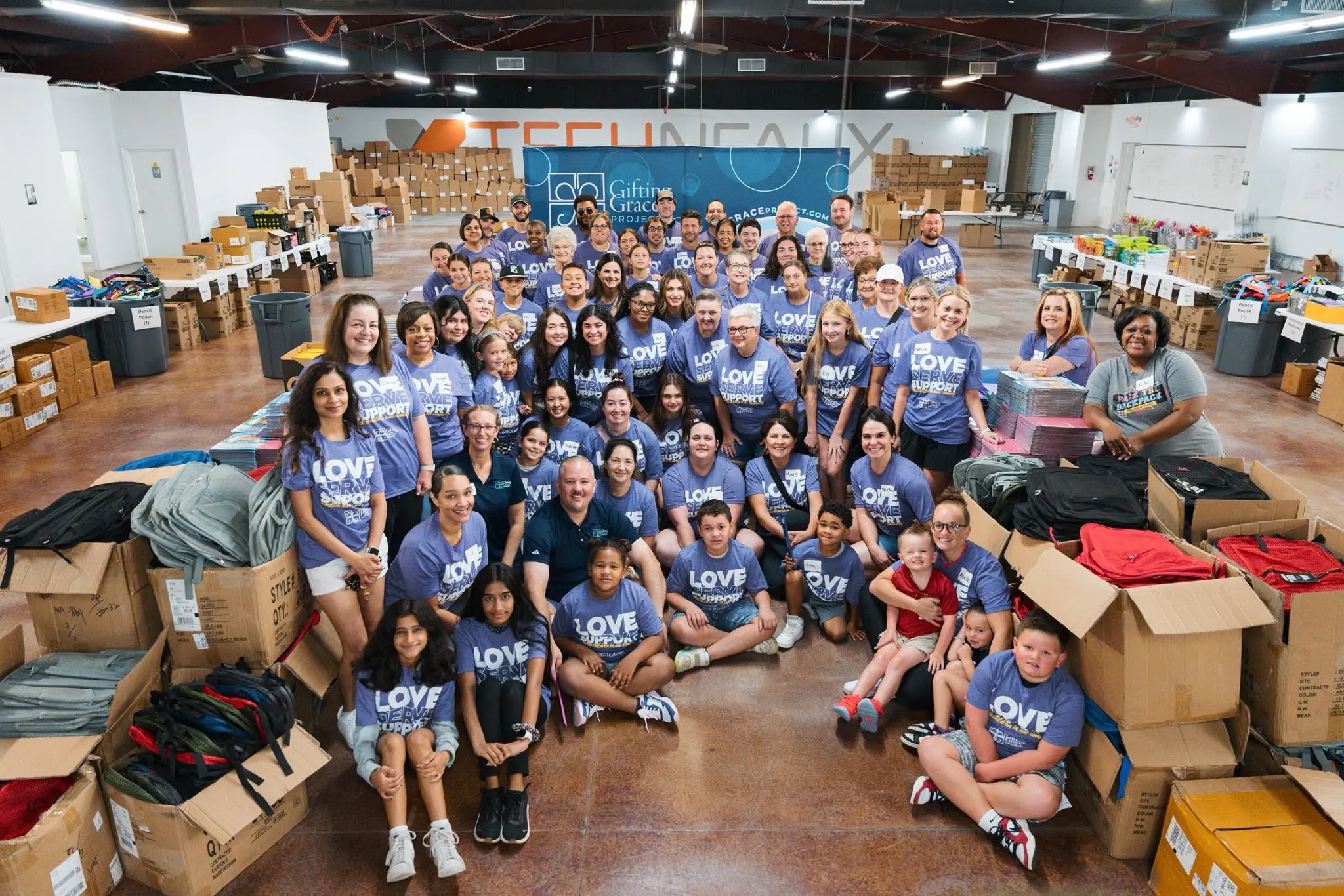 Gifting Grace Project 1 Gifting Grace Project Back the Backpack volunteers